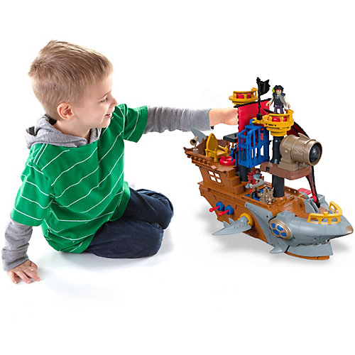 Игровой набор Imaginext Пиратский корабль "Акула" от Mattel