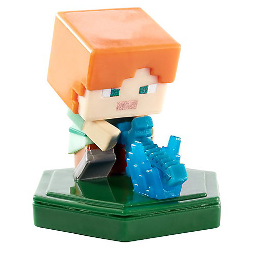 Мини-фигурка с NFC-чипом Minecraft Attacking Alex от Mattel