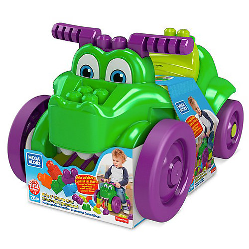 Машинка-каталка Mega Bloks First Builders Крокодил, 26 деталей от Mattel