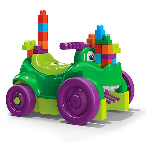 Машинка-каталка Mega Bloks First Builders Крокодил, 26 деталей от Mattel
