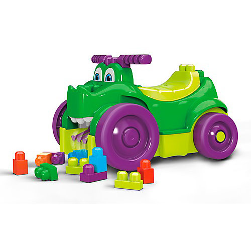 Машинка-каталка Mega Bloks First Builders Крокодил, 26 деталей от Mattel
