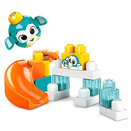 Конструктор Mega Bloks First Builders "Горки" Пингвин, 14 деталей от Mattel