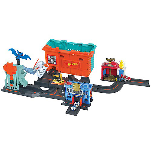 Автотрек Hot Wheels City Центральная станция от Mattel