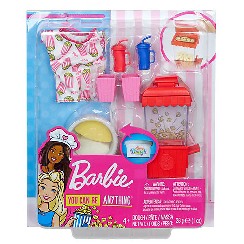 Игровой набор для куклы Barbie "Профессии" Продавец попкорна от Mattel