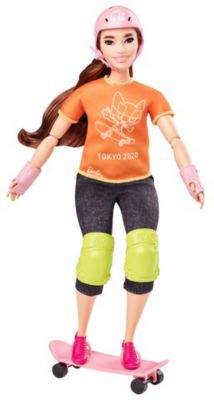 Кукла Barbie "Олимпийская спортсменка" Скейтбординг