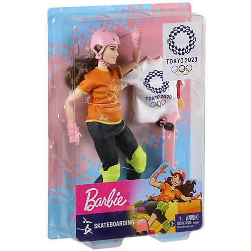 Кукла Barbie "Олимпийская спортсменка" Скейтбординг от Mattel