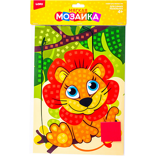 Мозаика мягкая Lori "Львёнок", большой набор от LORI