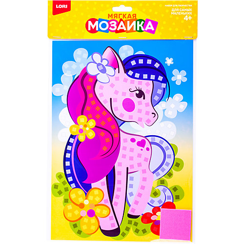 Мозаика мягкая Lori "Лошадка", большой набор от LORI