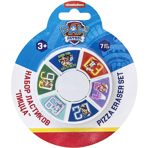 Набор ластиков Seventeen Paw Patrol Пицца от Seventeen