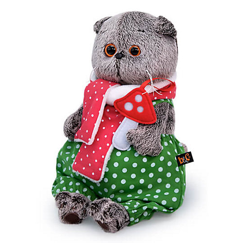 Мягкая игрушка Budi Basa Кот Басик с мухомором, 19 см от Budi Basa