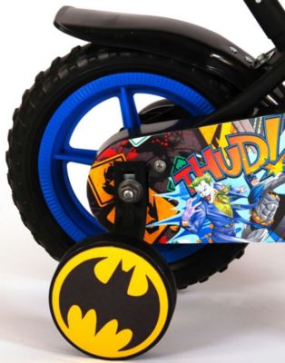 Batman Kinderfahrrad Jungen 10 Zoll Schwarz, Batman