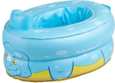 Надувной дорожный горшок Roxy-Kids PocketPotty динозавр