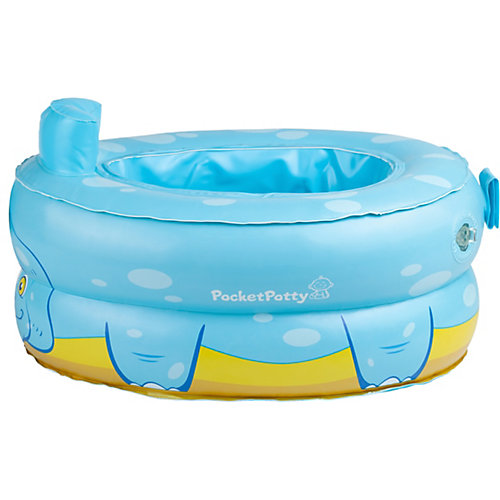 Надувной дорожный горшок Roxy-Kids PocketPotty динозавр - разноцветный от Roxy-Kids