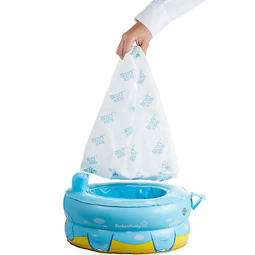 Надувной дорожный горшок Roxy-Kids PocketPotty динозавр - разноцветный от Roxy-Kids