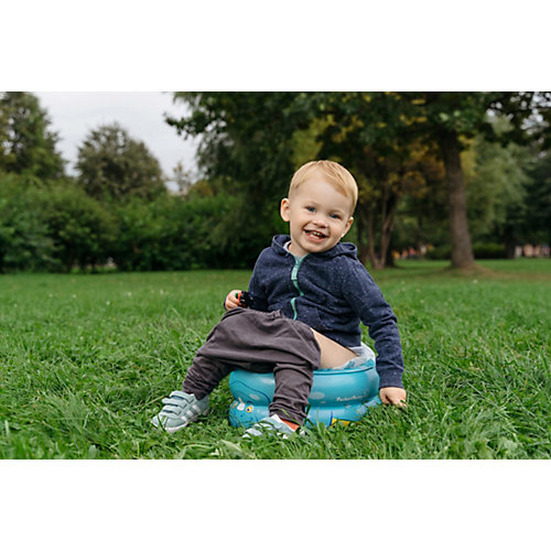 Надувной дорожный горшок Roxy-Kids PocketPotty динозавр - разноцветный от Roxy-Kids