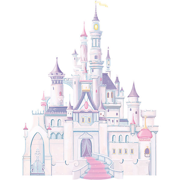 Disney Schloss Märchen Prinzessin Tinkerbell Stars Wanddekoration Aufkleber Bild