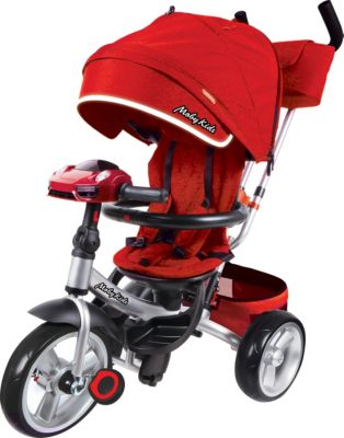 Трёхколёсный велосипед Moby Kids New Leader Air Car 360°, 12/10"