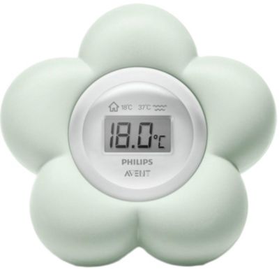 Philips Avent Digitales Thermometer blau SCH550/20 Bad- und Raum 