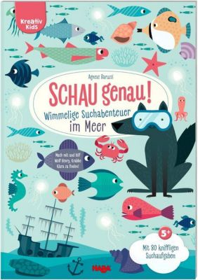 Image of Buch - HABA 305185 Kreativ Kids – Schau genau! Wimmelige Suchabenteuer im Meer