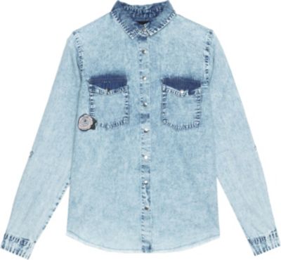 Джинсовая рубашка Young Reporter