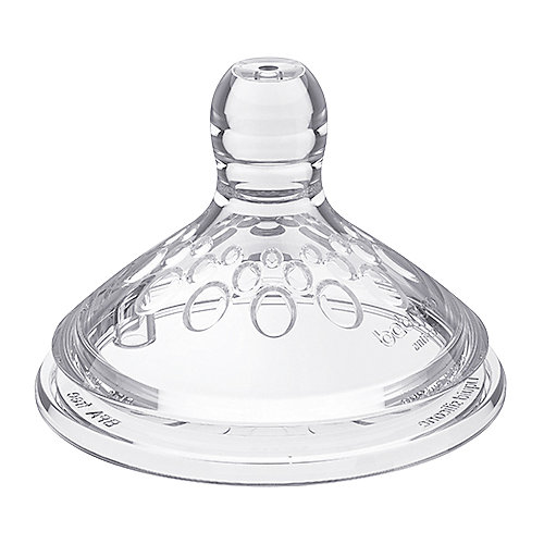 Соска для бутылочек с широким горлышком BabyOno Natural Nursing средний поток, 2 шт от BabyOno