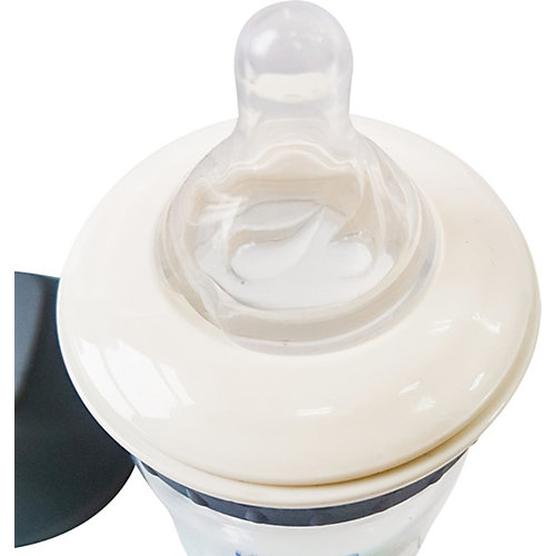 Бутылочка Uviton Baby с широким горлышком, 125 мл, серый от Uviton Baby