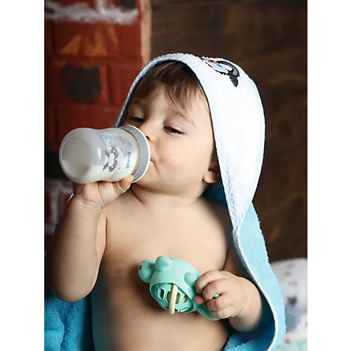 Бутылочка Uviton Baby с широким горлышком, 125 мл, серый от Uviton Baby