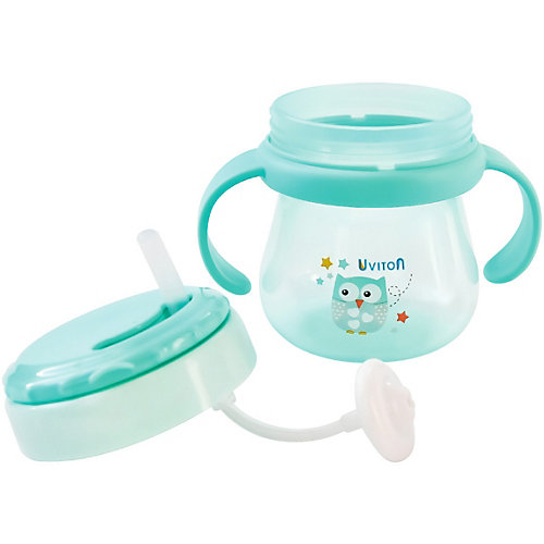 Поильник Uviton Baby, 250 мл, мятный - мятный от Uviton Baby