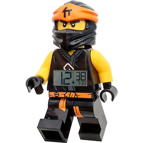Будильник LEGO Ninjago "Минифигура Коул", свет/звук от LEGO