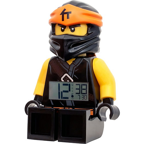 Будильник LEGO Ninjago "Минифигура Коул", свет/звук от LEGO