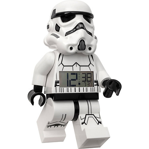 Будильник LEGO Star Wars "Минифигура Штормтрупер", свет/звук от LEGO