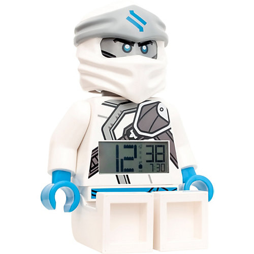 Будильник LEGO Ninjago "Минифигура Зейн", свет/звук от LEGO