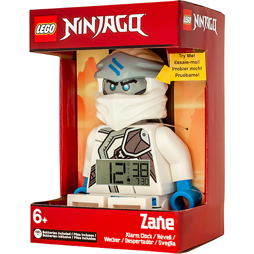 Будильник LEGO Ninjago "Минифигура Зейн", свет/звук от LEGO