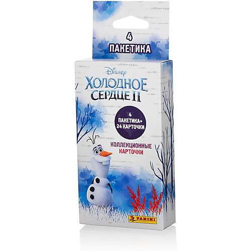 Блистер с карточками Panini Холодное сердце 2, 4 пакетика от Panini