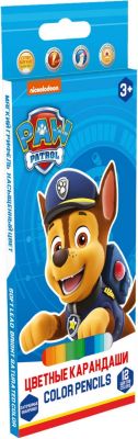 Цветные карандаши Paw Patrol 12 цветов