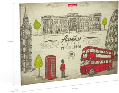 Альбом для рисования Erich Krause Great Britain от Erich Krause