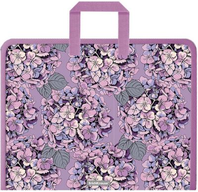Папка на молнии с ручками Erich Krause Hydrangea