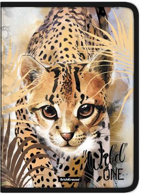 Папка для тетрадей на молнии Erich Krause Wild Cat