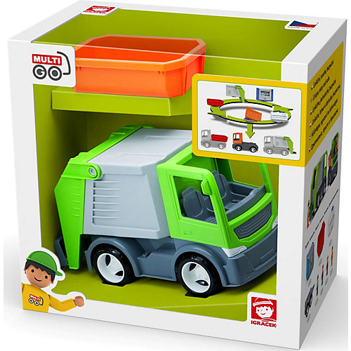 Машинка Efko Мусоровоз со сменным кузовом, 22 см от Efko