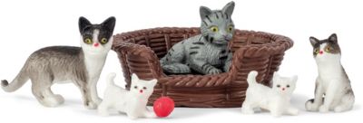 Игровой набор Lundby "Кошачья семья", 1:18