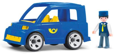 Машинка Efko Почтовый автомобиль с водителем, 17 см