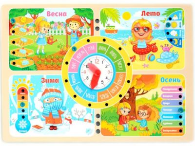 Обучающая доска Paremo Времена года
