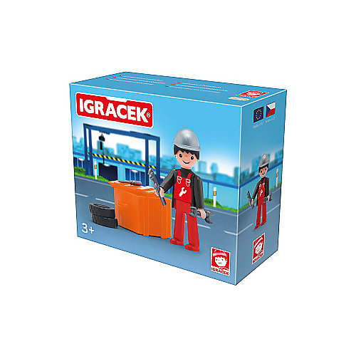 Игровая фигурка Efko Автомеханик, 8 см, с аксессуарами от Efko