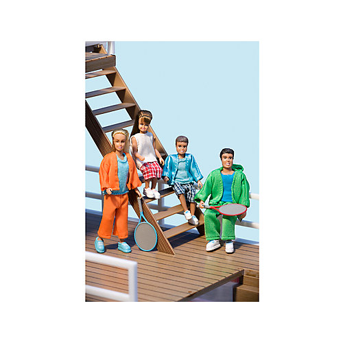 Набор кукол для домика Lundby "Стокгольм" Cпортивная семья, 1:18 от Lundby