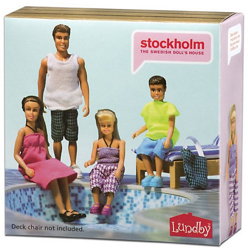 Набор кукол для домика Lundby "Стокгольм" Семья, 1:18 от Lundby
