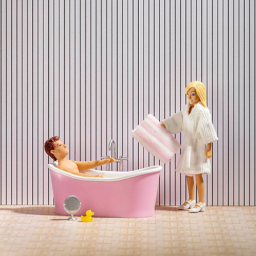 Набор мебели для домика Lundby Ванна с аксессуарами от Lundby
