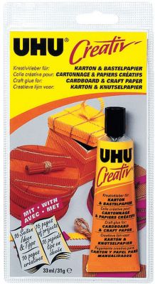 Клей для картона и бумаги UHU Creativ, 33 мл