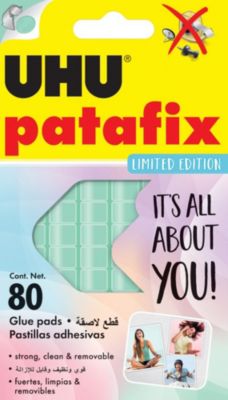 Клеящие подушечки UHU Patafix "Пастельные", 80 штук