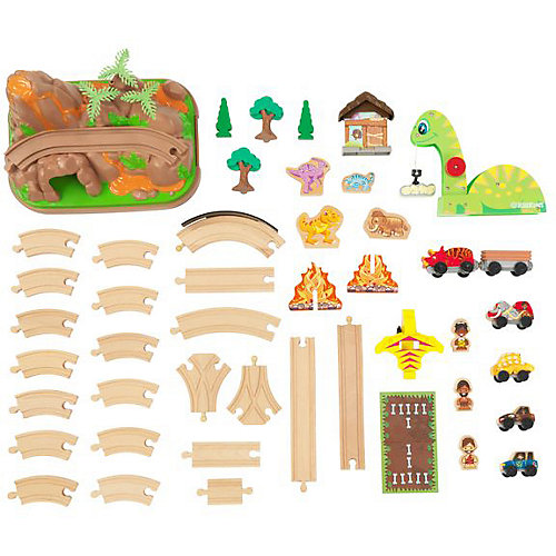 Автотрек KidKraft "Динозавр", 56 деталей от KidKraft
