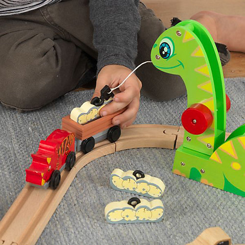 Автотрек KidKraft "Динозавр", 56 деталей от KidKraft